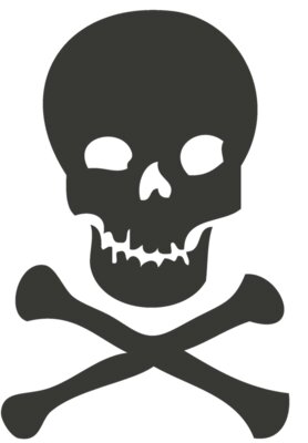 Science   skull and crossbones poison symbol