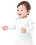 Infant Baby Rib Long Sleeve Infant Lap Shoulder Tee