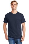 Authentic 100% Cotton T Shirt with Pocket