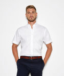 Premium Oxford shirt short-sleeved (tailored fit)