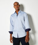 Contrast premium Oxford shirt (button-down collar) long-sleeved (tailored fit)