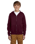 Youth NuBlend® Fleece Full-Zip Hooded Sweatshirt