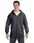 Adult 9.7 oz. Ultimate Cotton® 90/10 Full-Zip Hooded Sweatshirt