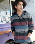 Printed Stripes Fleece Sweatshirt