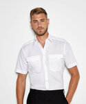 Pilot shirt short-sleeved (tailored fit)