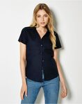 Tailored Fit Short Sleeve Workwear Oxford Shirt