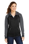 Ladies Sport Wick ® Varsity Fleece Full Zip Hooded Jacket