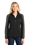 Ladies Active Colorblock Soft Shell Jacket