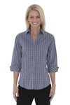 COAL HARBOUR® TATTERSALL CHECK WOVEN LADIES' SHIRT