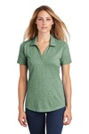 Ladies PosiCharge ® Tri Blend Wicking Polo