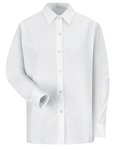 Women's Long Sleeve Specialized Pocketless Poplin Work Shirt