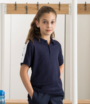 Finden + Hales Kids Contrast Panel Piqué Polo Shirt