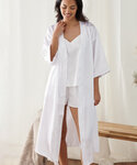 Women's satin robe