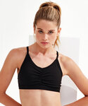 Women's TriDri® ruched sports bra (medium impact)