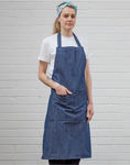 Poly-Cotton Unisex Large Apron with Halter Adjuster