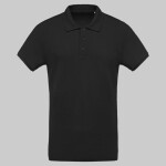 Men's organic piqué short-sleeved polo shirt