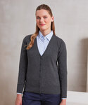 Women's button-through knitted cardigan