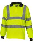 Hi-Vis 2 Band Long Sleeve Polo