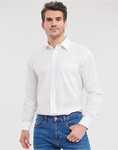 Russell Collection Mens LS PureCot Shirt