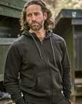 Mens Fashion Full Zip Hood