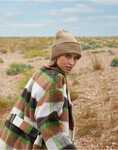Chunky Knitted Patch Beanie