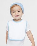 Infant Contrast Trim Premium Jersey Bib