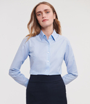 Russell Athletic Collection Ladies Long Sleeve Easy Care Oxford Shirt
