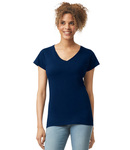 Gildan Ladies SoftStyle® V Neck T-Shirt