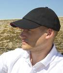 Result Low Profile Heavy Brushed Cotton Cap with Sandwich Peak