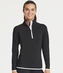 AWDis Ladies Cool Half Zip Sweat Top