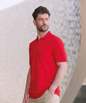 Micro-fine piqué polo shirt