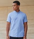 Henbury Modern Short Sleeve Regular Fit Oxford Shirt