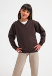 Childrens V Neck Sweatshirt