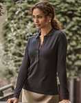 Ladies Luxury L/S Stretch Polo