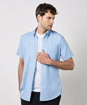 Slim fit workwear Oxford shirt short sleeve