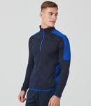 Finden + Hales Contrast Zip Neck Midlayer Top