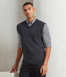 Premier Sleeveless Cotton Acrylic V Neck Sweater