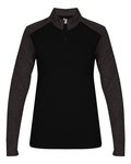 Women's Sport Tonal Blend Quarter-Zip Pullover