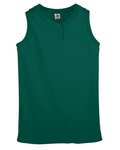 Women's Sleeveless Two Button Softball Jersey