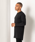 Long-sleeved longline T