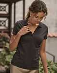 Womens Luxury Stretch V Polo