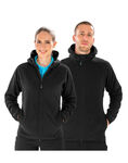 Recycled Unisex Hooded Microfleece Jacket