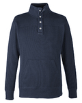 Ripple Fleece Snap Pullover