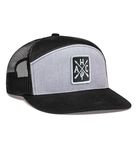 6-Panel Arch Trucker Snapback Cap