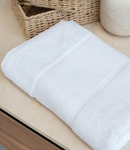 Towel City Organic Printable Border Bath Towel