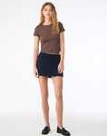 Bella Women's Micro Rib Baby Tee