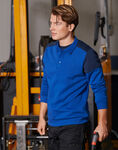 Long Sleeve Polo Sweatshirt