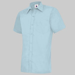 Mens Poplin Half Sleeve Shirt