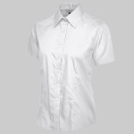 Ladies Poplin Half Sleeve Shirt