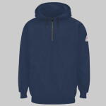 Men's Flame Resistant Quarter-Zip Hooded Sweatshirt